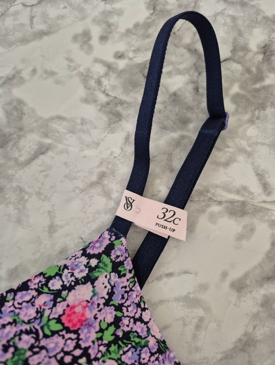 Victoria's Secret Sexy Tee Smooth Push Up Bra Convertible Straps Floral Print - Picture 7 of 9